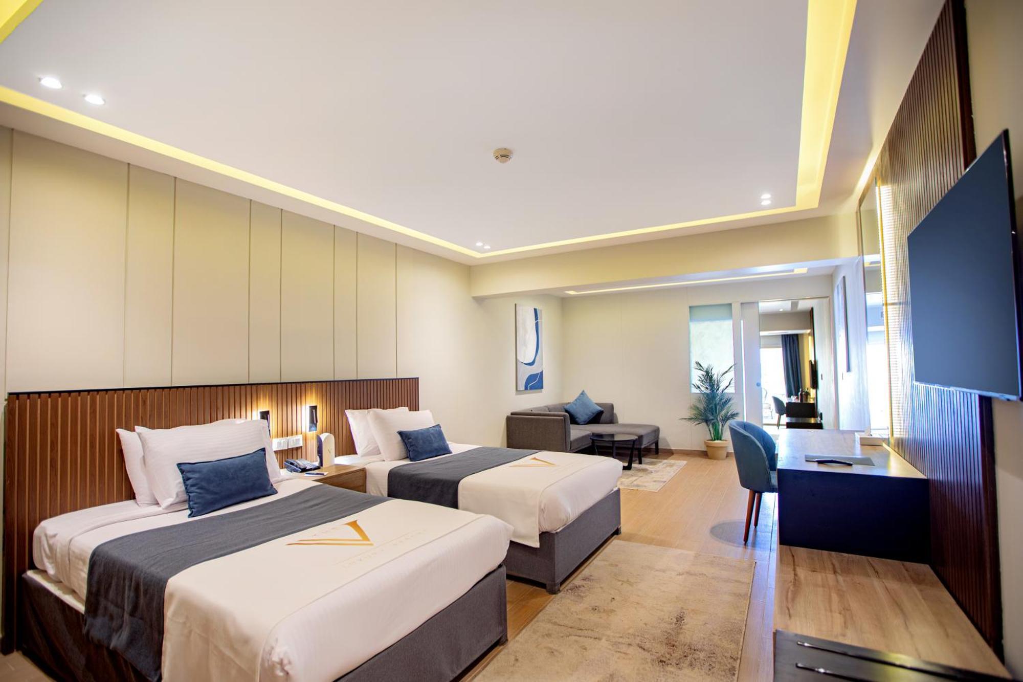 The V Luxury Resort Sahl Hasheesh Hurghada Esterno foto Deluxe Room