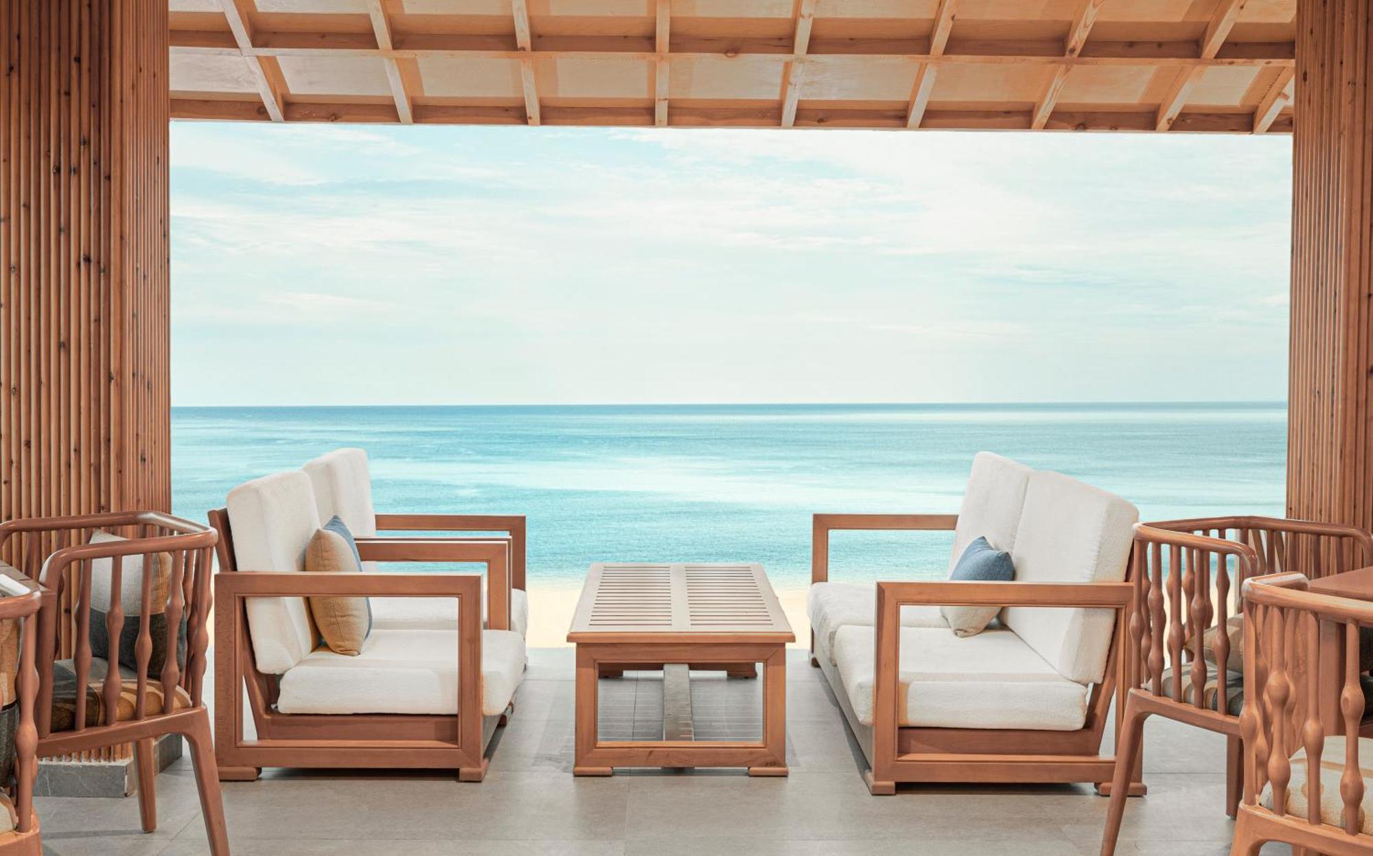 The V Luxury Resort Sahl Hasheesh Hurghada Esterno foto Outdoor furniture